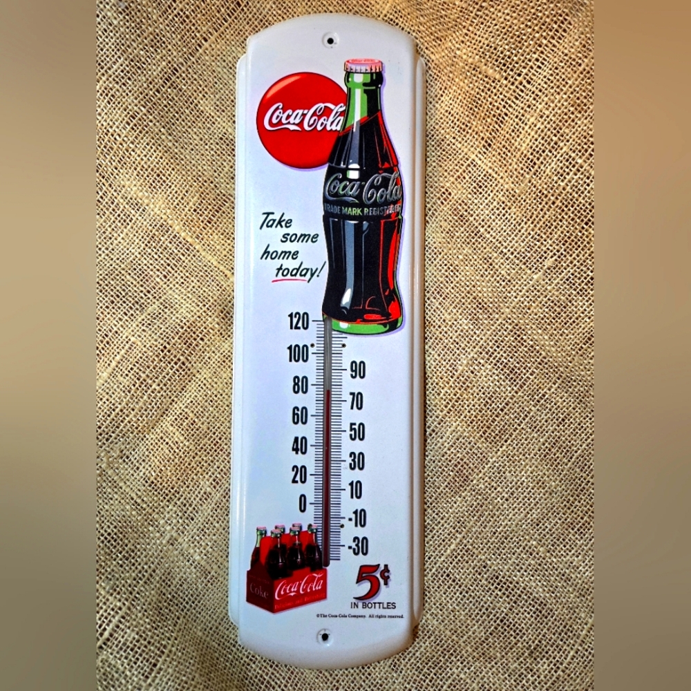 Coca Cola wall thermometer